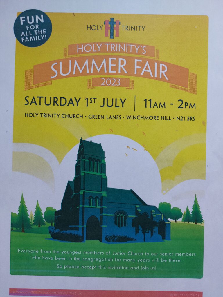 Summer fair Saturday 1st July