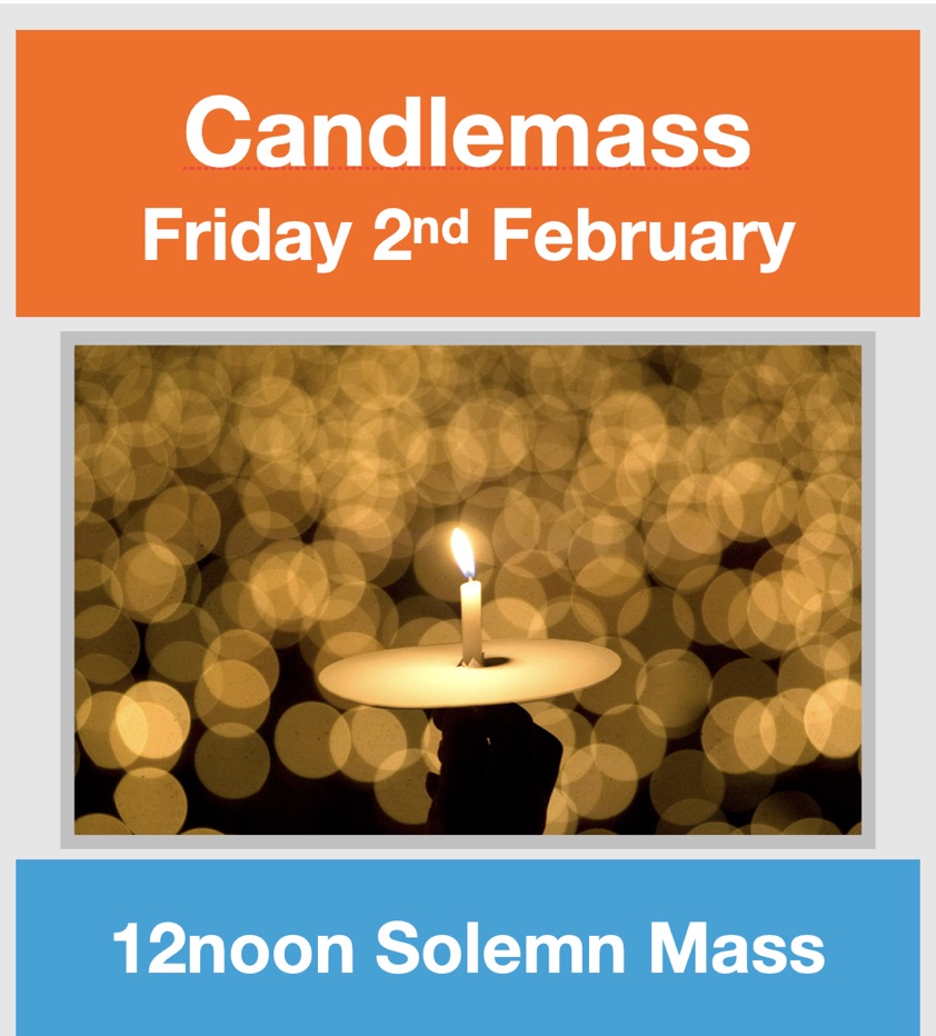 Candle lighting for Candlemas
